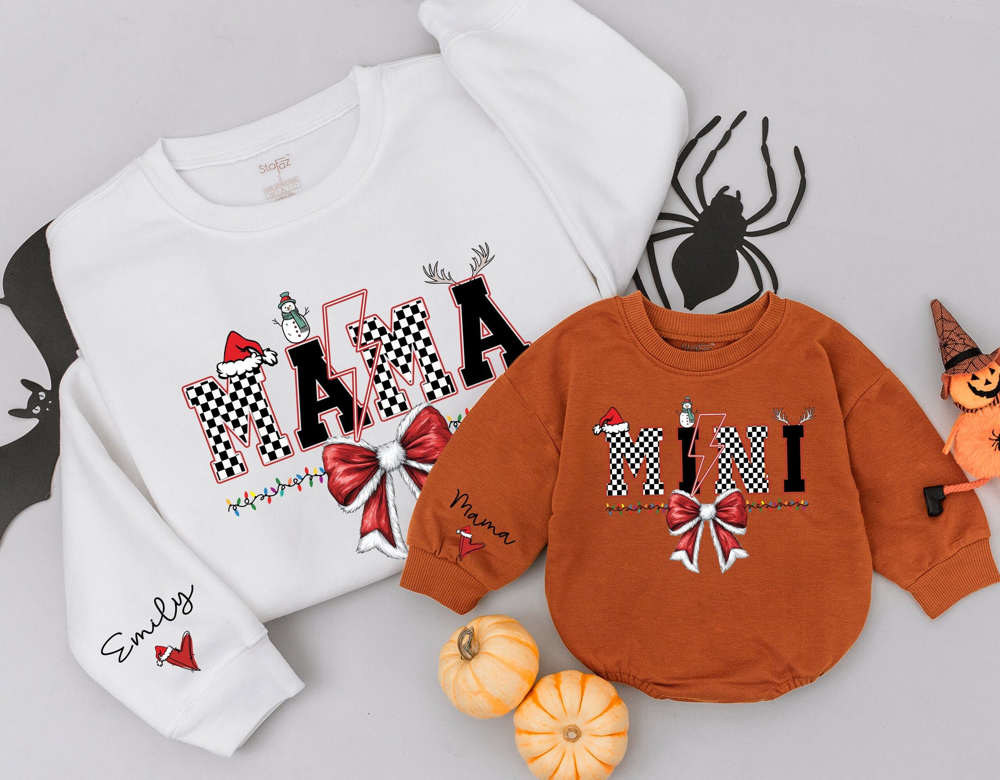 Mama and Mini Matching Christmas Outfit: Mom and Baby Holiday Wear