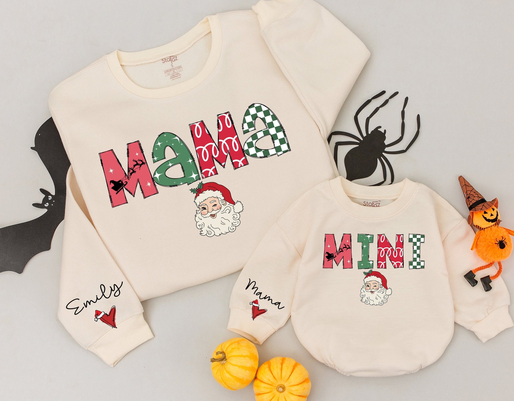 Cozy Mama & Mini Sweatshirt Set: Perfect Holiday Family Matching Outfits