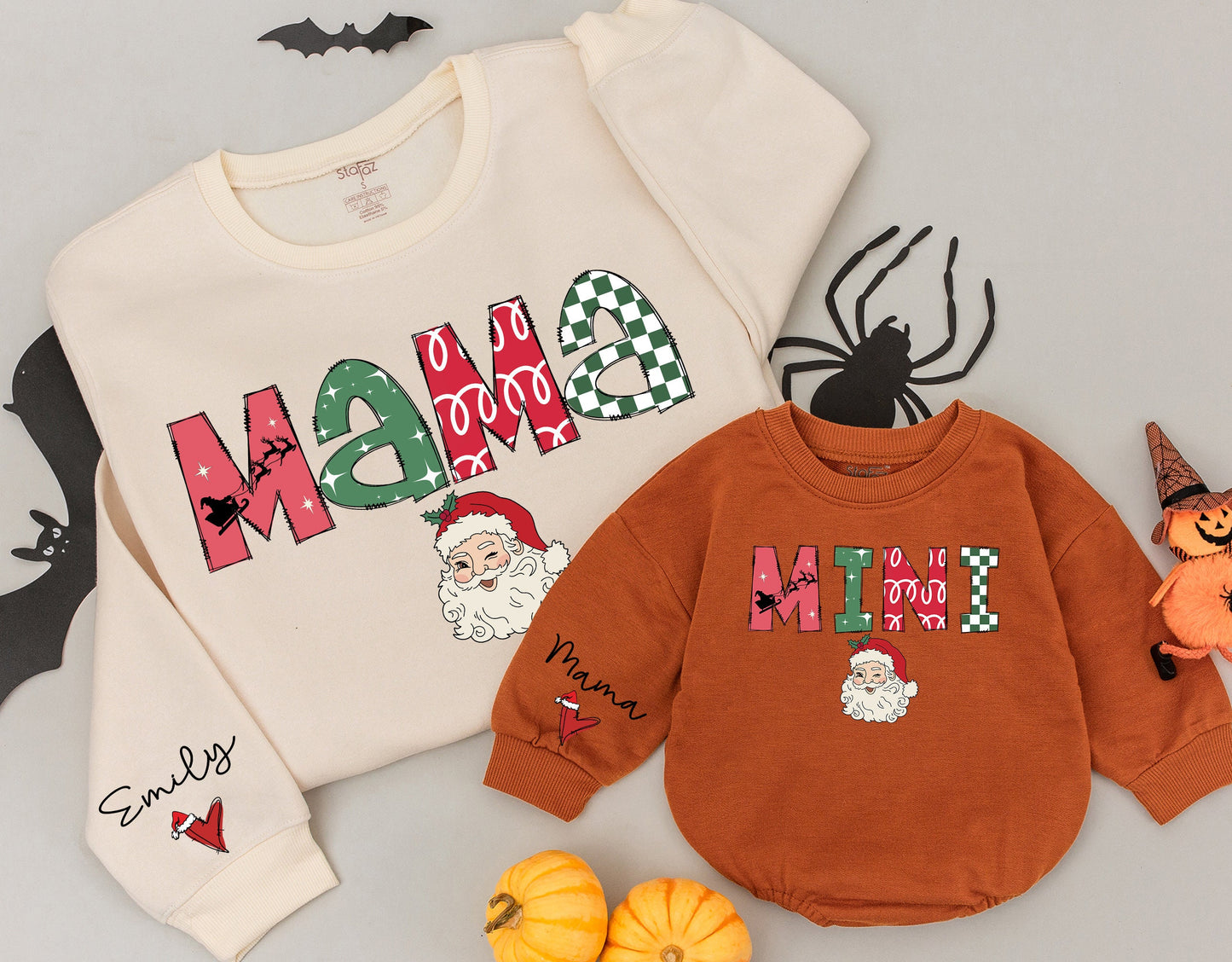 Cozy Mama & Mini Sweatshirt Set: Perfect Holiday Family Matching Outfits