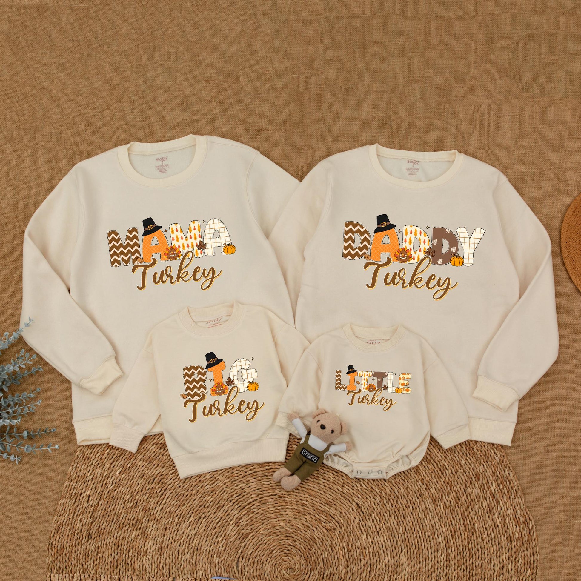 Thanksgiving Family Sweater Set: Fun Fall & Mommy and Me Outfits