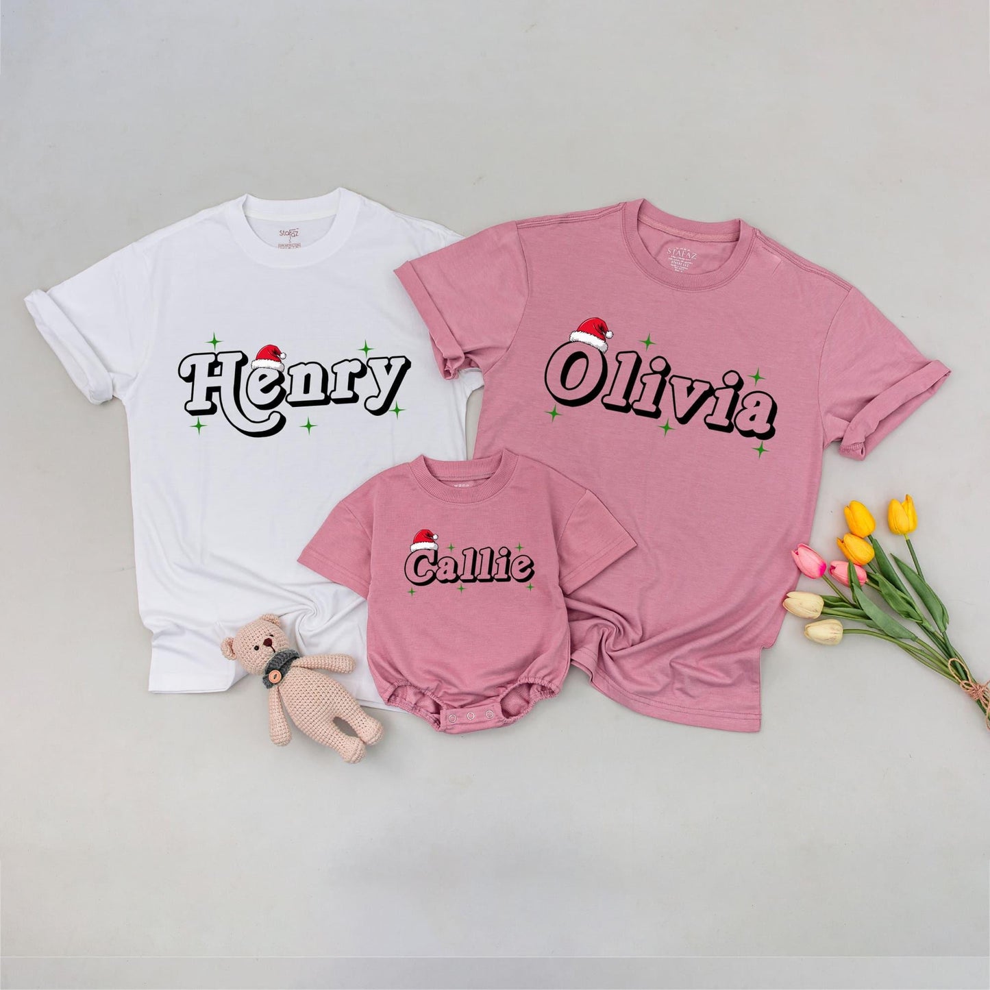 Festive Family Matching Tees: Custom Xmas Shirts for All  