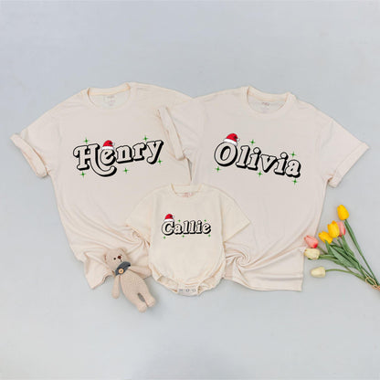 Festive Family Matching Tees: Custom Xmas Shirts for All  