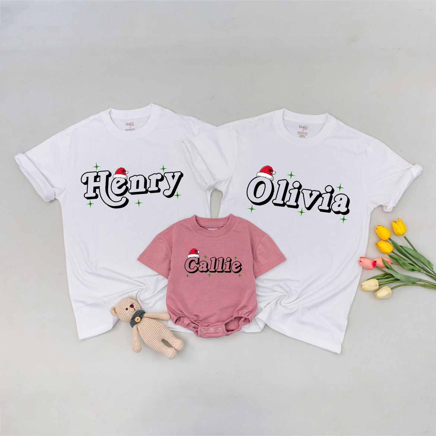 Festive Family Matching Tees: Custom Xmas Shirts for All  