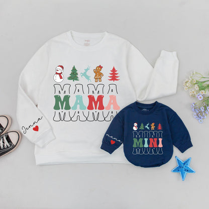 Mama & Mini Christmas Sweatshirts: Matching Holiday Family Outfits