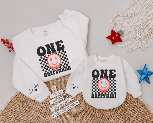 Happy Dude 1st Birthday Shirt & Family Matching Outfits, Gift Idea