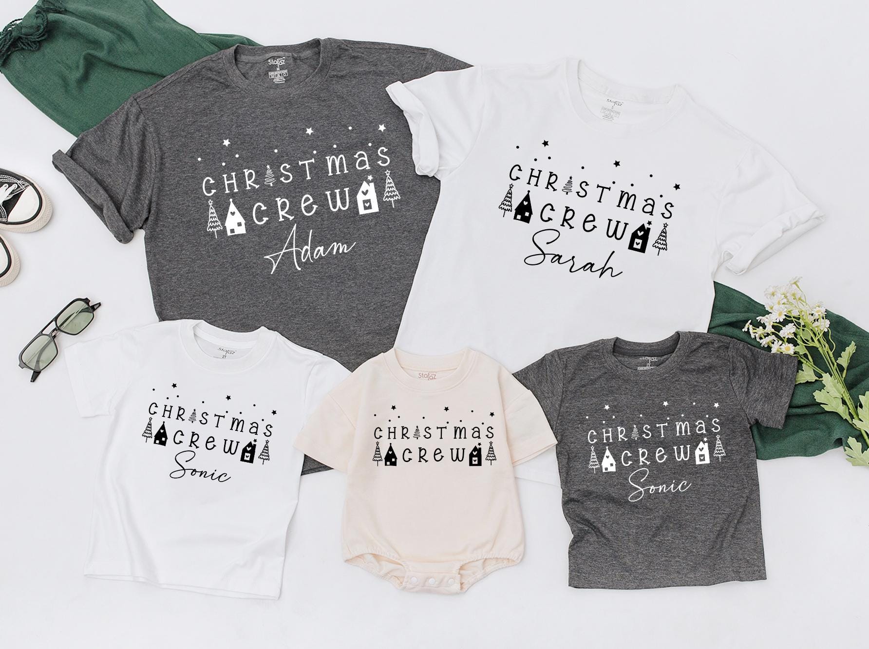 Matching Family Christmas Shirts & Personalized Holiday Outfits