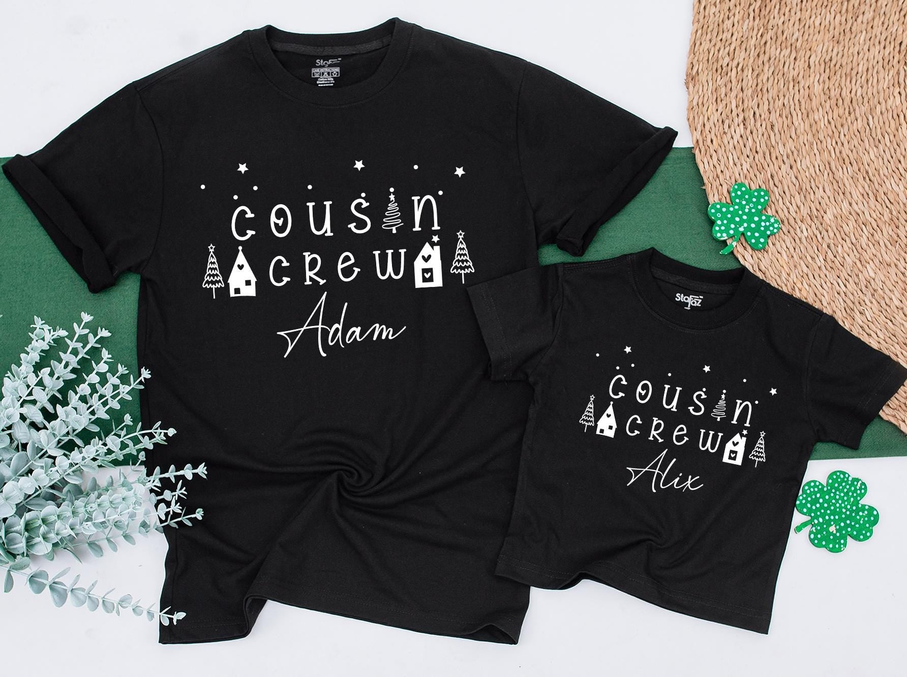 Groovy Christmas Cousin Crew Shirt & Romper - Festive Toddler Wear