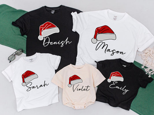 Festive Family Christmas Tees: Personalized Matching Holiday Shirts