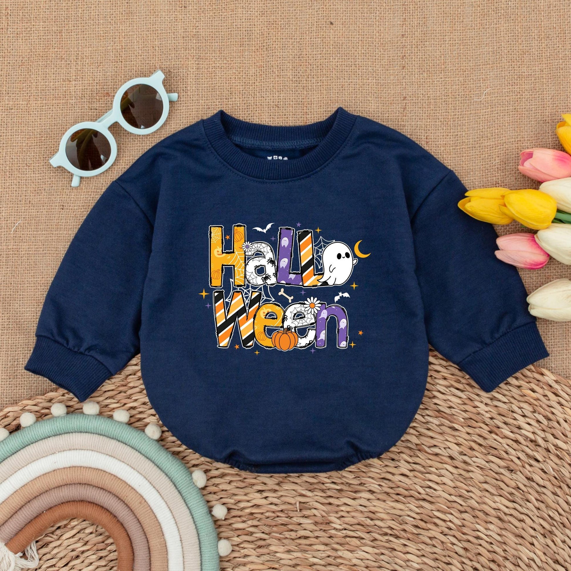 Adorable Halloween Baby Romper Outfit - Perfect for Fall & First Halloween