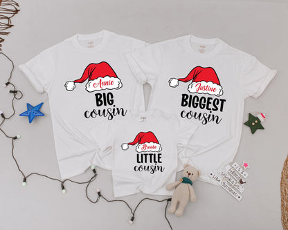 Holiday Cousin Crew Shirts: Personalized Family Christmas Outfits