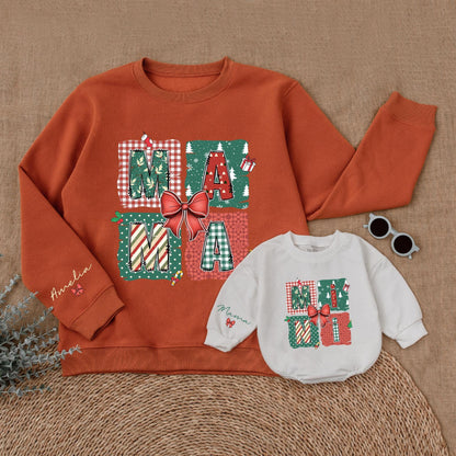 Matching Mama and Mini Christmas Sweatshirts – Family Holiday Outfits