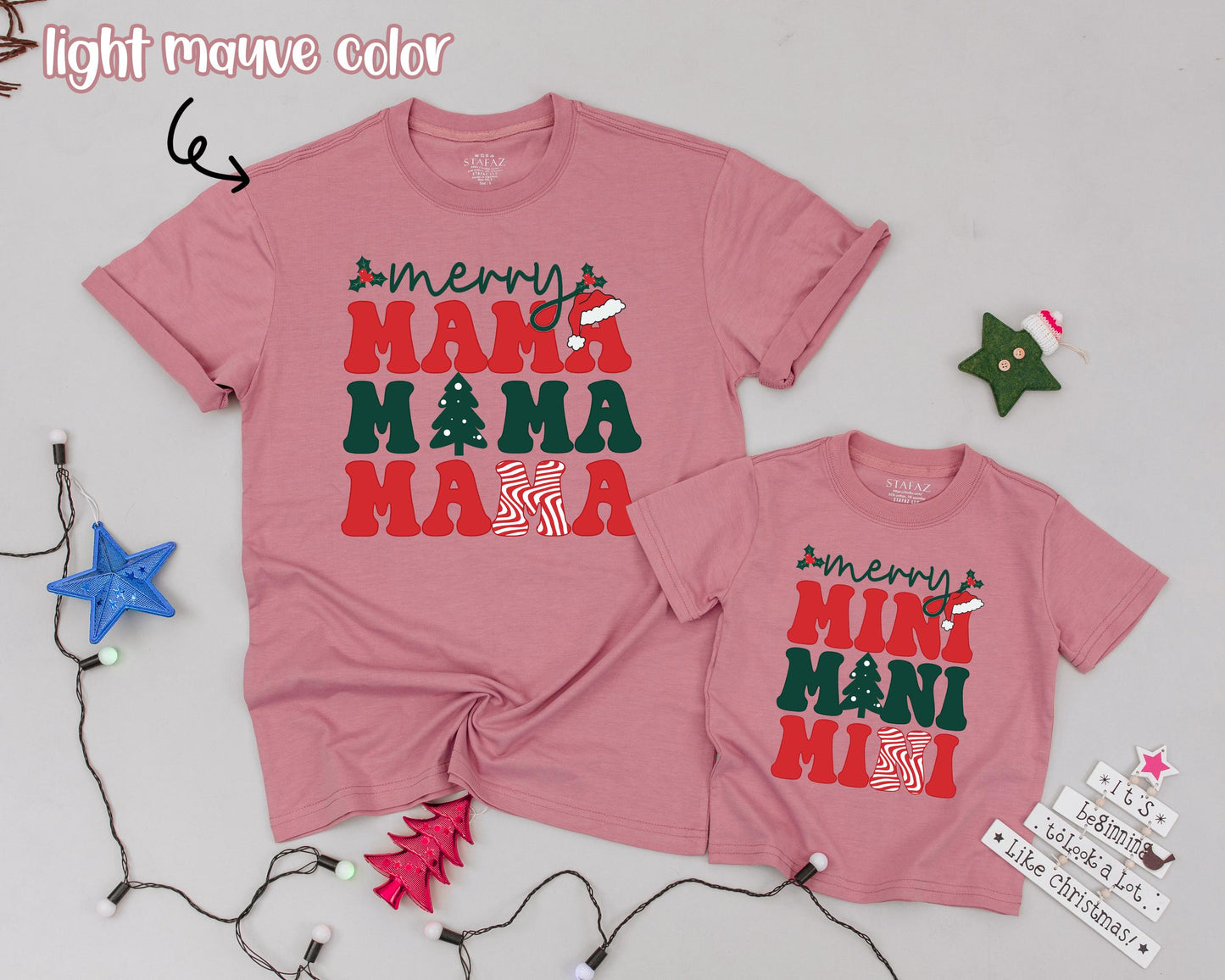 Matching Family Christmas Shirts, Personalized Holiday Outfits, Vintage