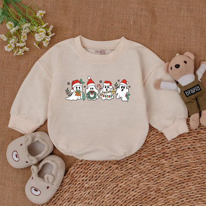 Christmas Ghost Romper: Baby's First Holiday Outfit & Gift Idea