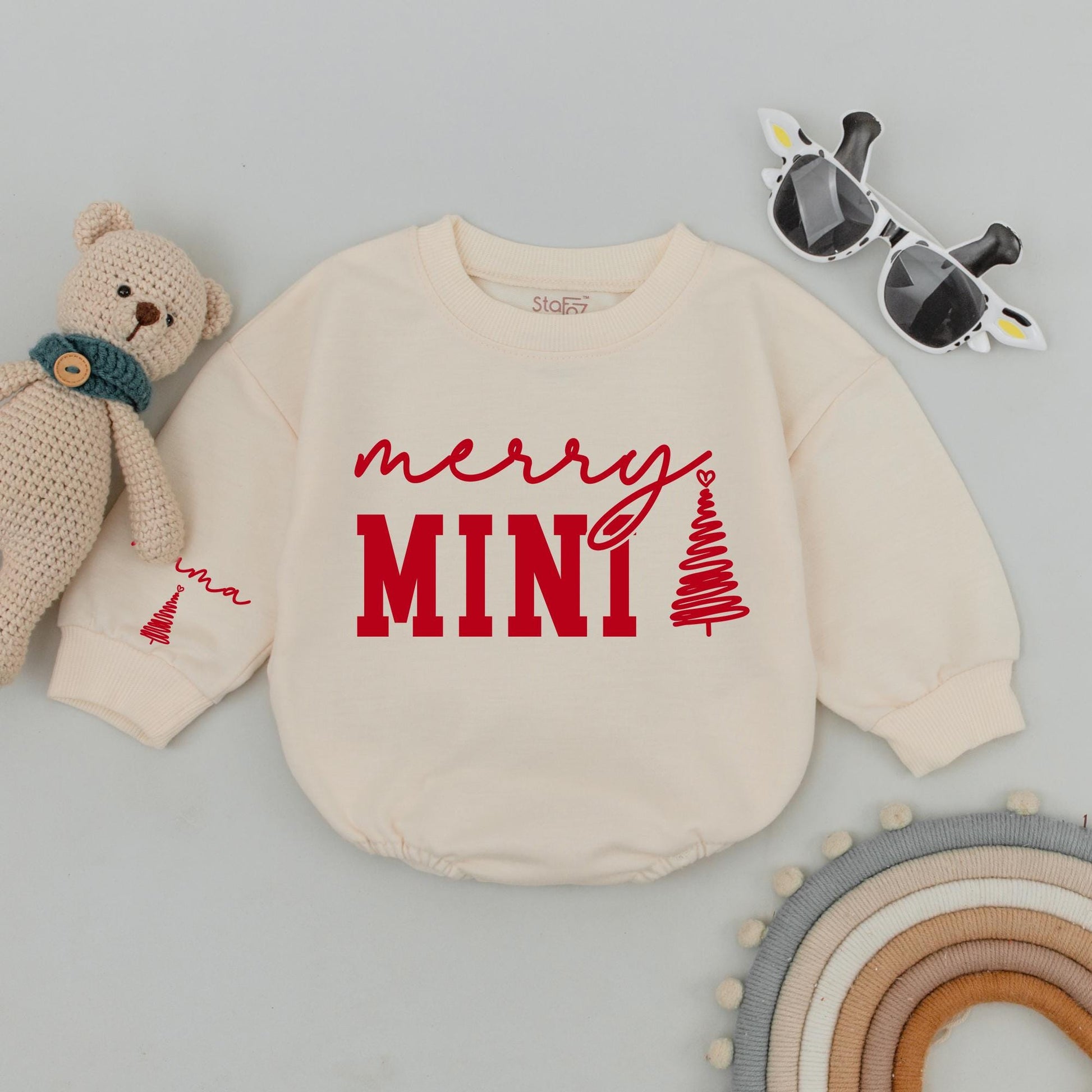 Matching Mom & Mini Xmas Outfits, Family Sweatshirts, Baby Gift