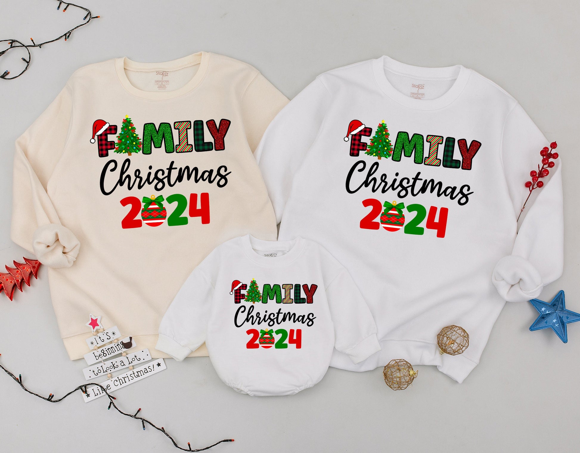 Matching Family Christmas Sweaters & Pajamas: Baby Winter Gift