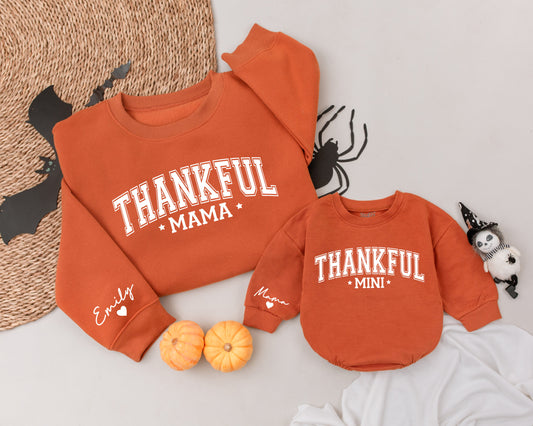 Cozy Family Fall Sweatshirts: Personalized Halloween & Thanksgiving  