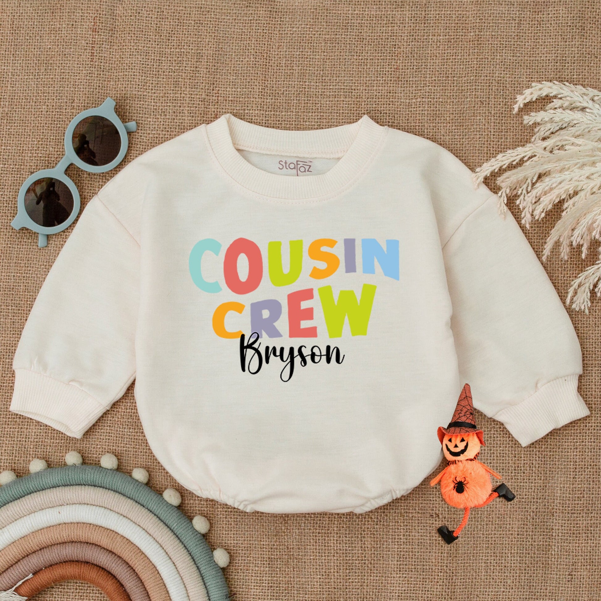 Custom Baby Romper Bodysuit – Personalized Gift for Newborns