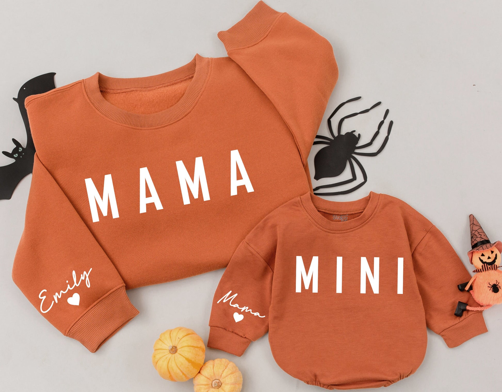 Matching Family Christmas Outfits: Mama, Mini, Dada & Baby Set