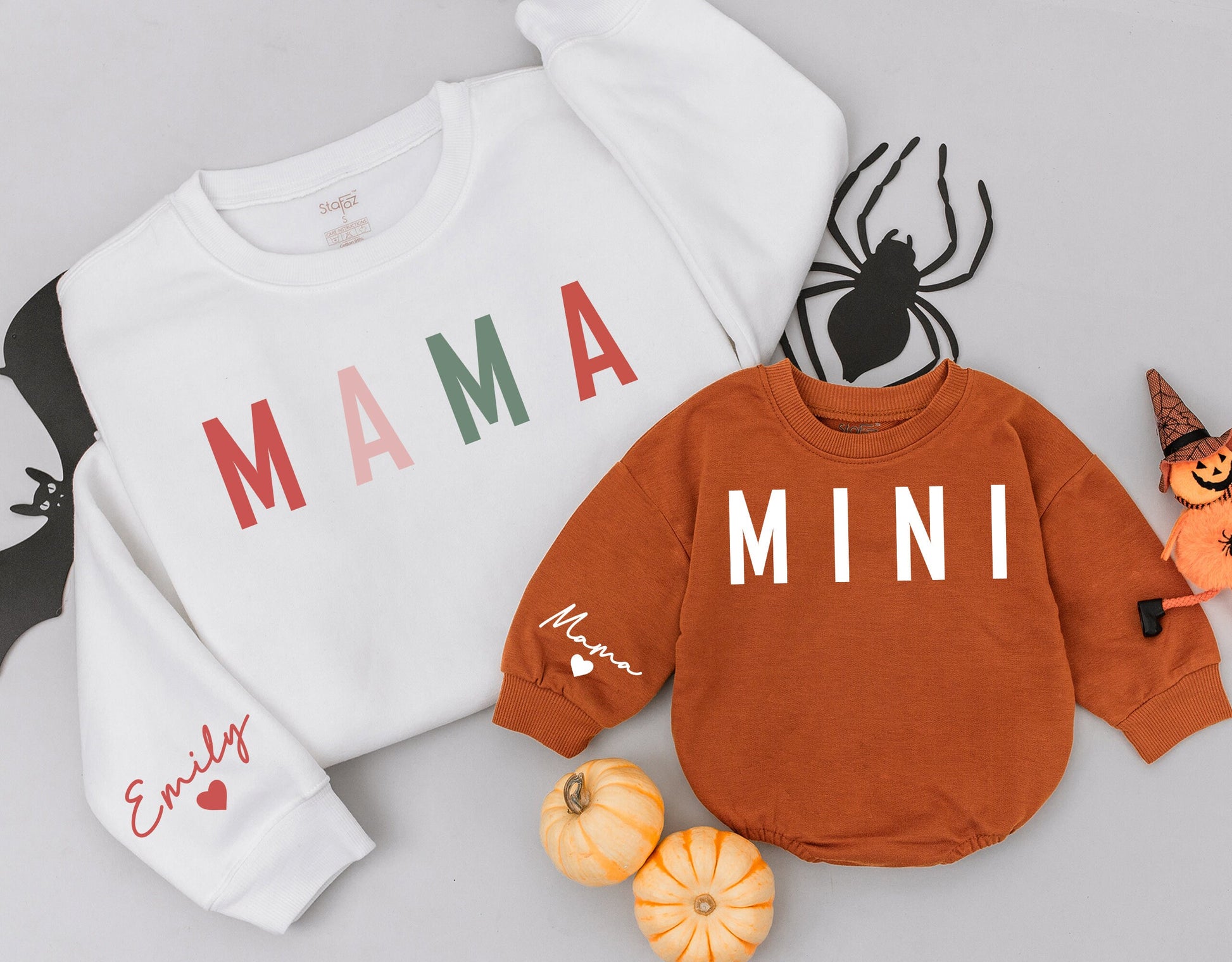 Matching Family Christmas Outfits: Mama, Mini, Dada & Baby Set