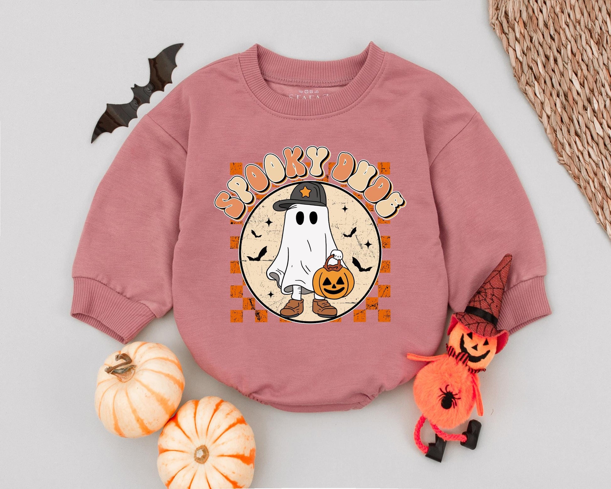 Spooky Ghost Baby Romper - First Halloween Outfit & Toddler Gift
