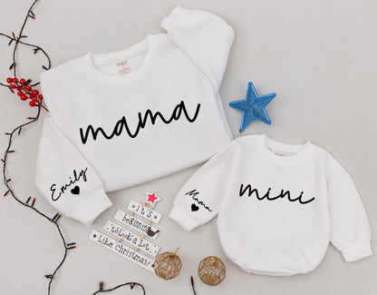 Matching Family Holiday Outfits: Mama, Dada, Baby & Kid Sweater Set