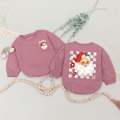 Matching Christmas Sweaters: Mama & Me, Family, Baby Romper Set