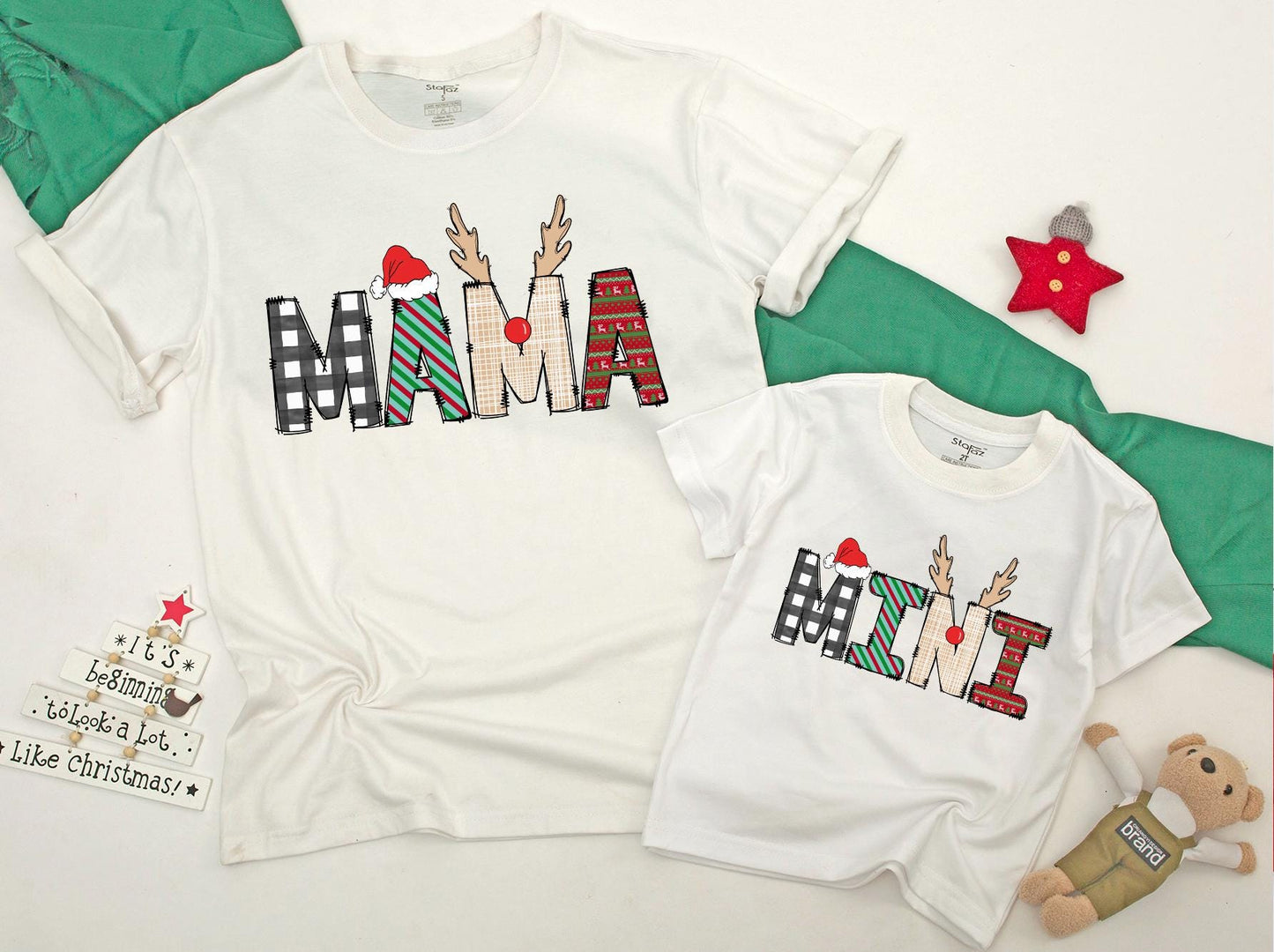 Matching Family Shirt Set, Mom and Baby Holiday Outfit, Christmas Gift