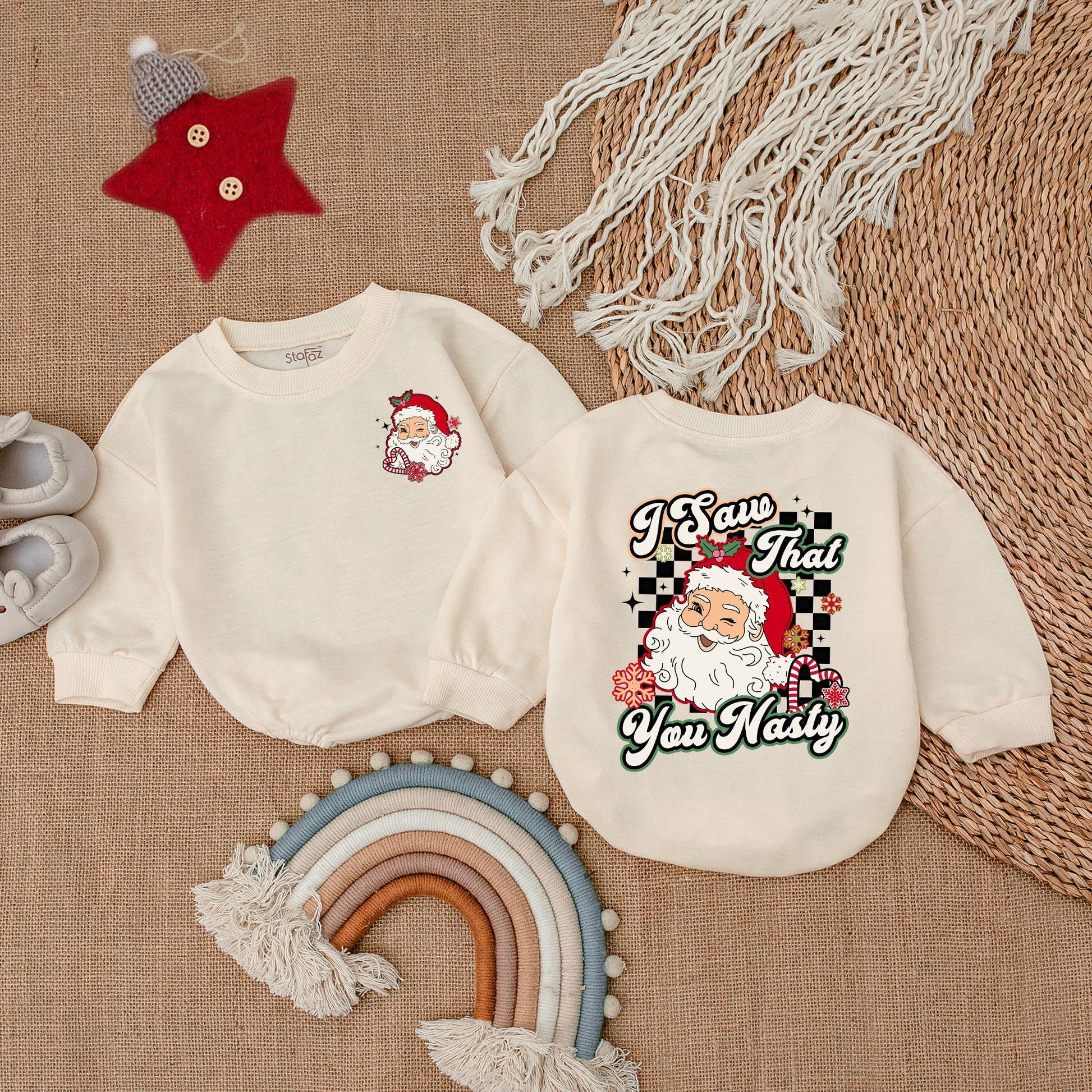 Festive Sweatshirts & Rompers: Holiday Gifts for All Ages