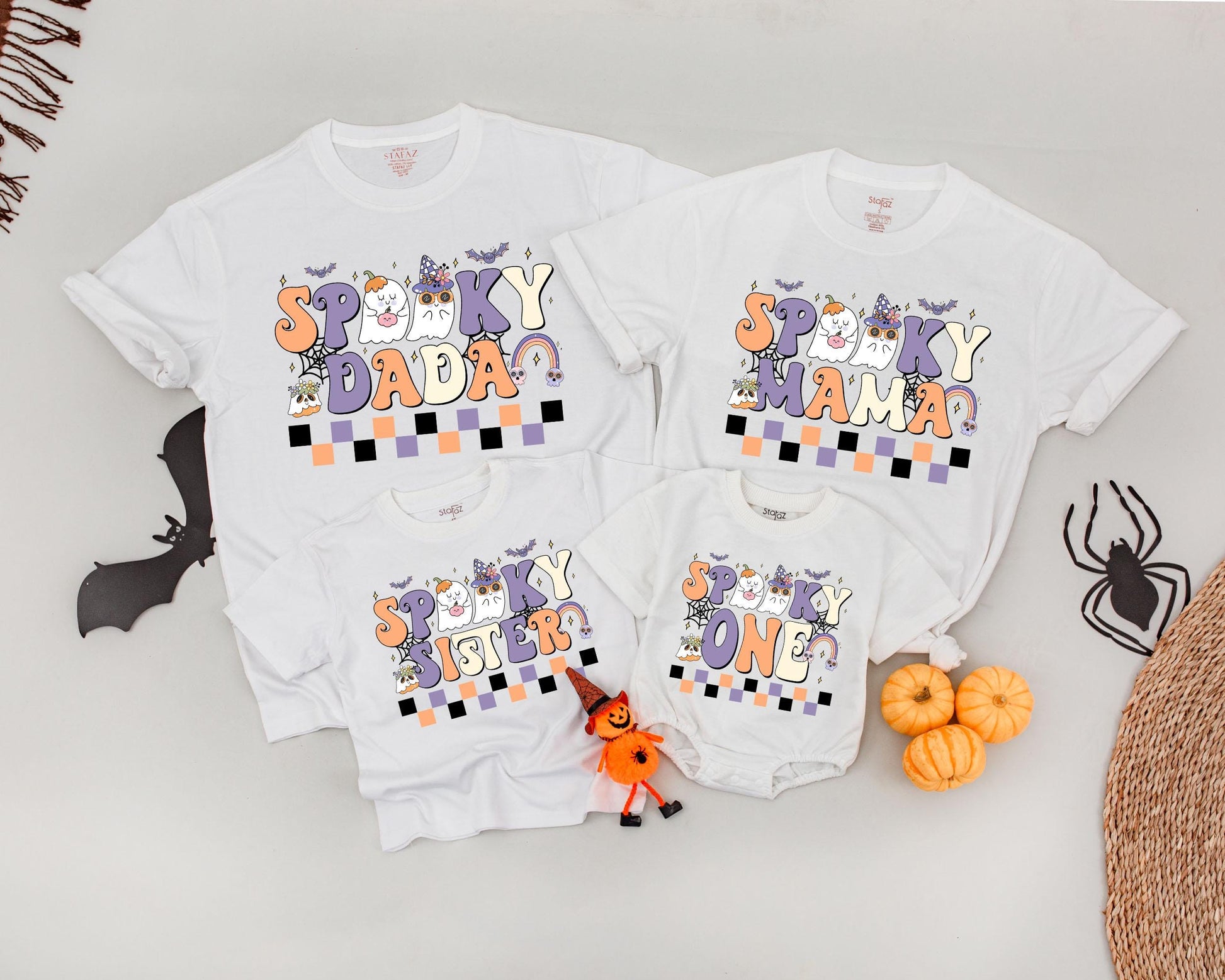 Halloween Family Matching Shirts: Spooky 1st Birthday Costume Set