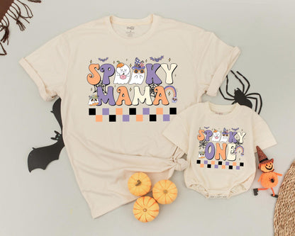 Halloween Family Matching Shirts: Spooky 1st Birthday Costume Set