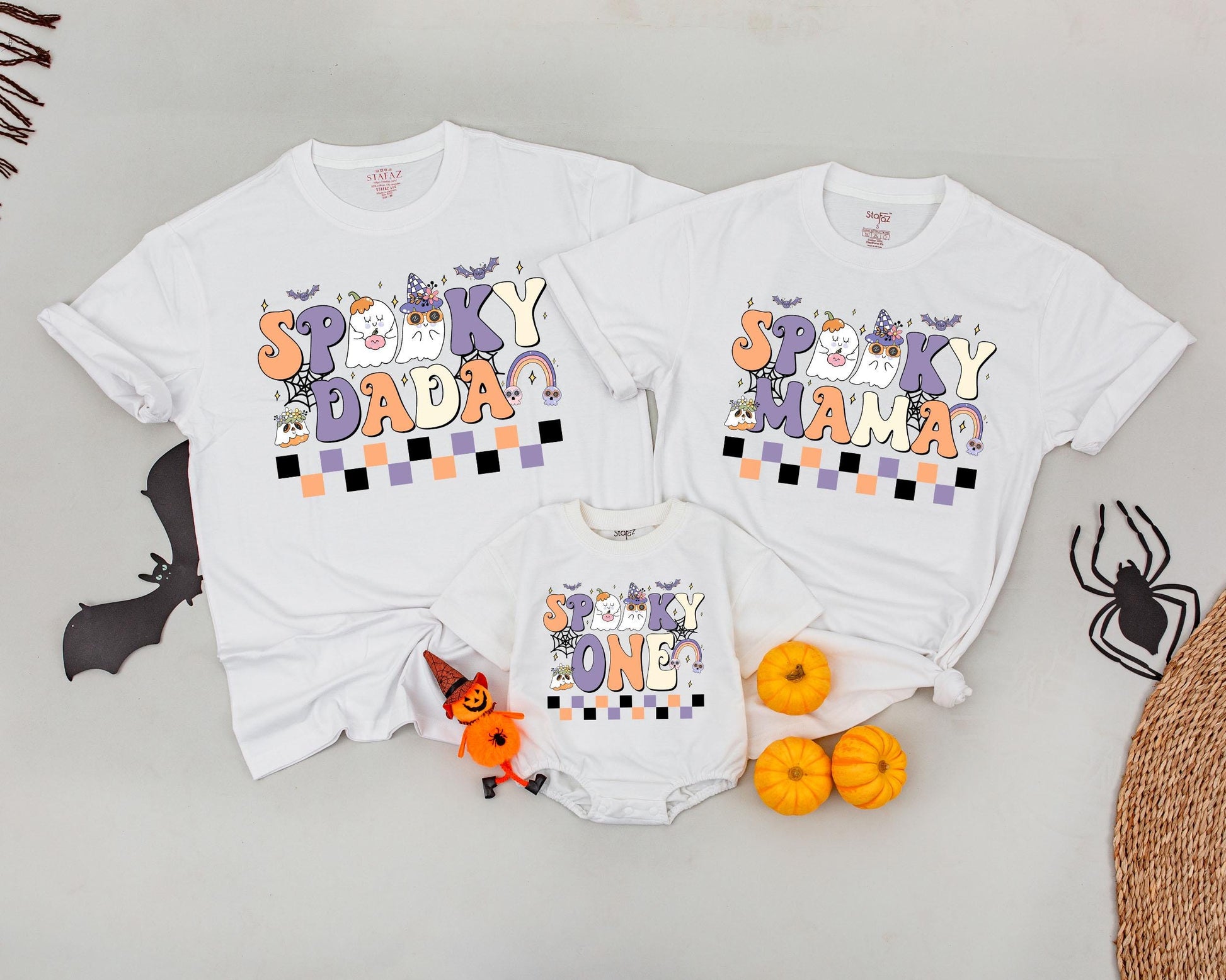 Halloween Family Matching Shirts: Spooky 1st Birthday Costume Set