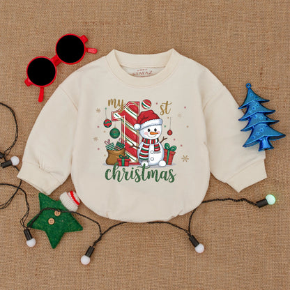 Newborn Christmas Bodysuit, Baby Romper, Perfect Holiday Gift