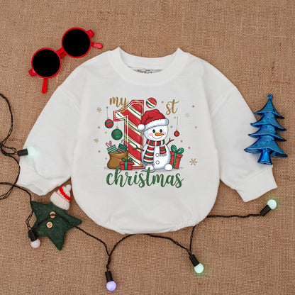 Newborn Christmas Bodysuit, Baby Romper, Perfect Holiday Gift