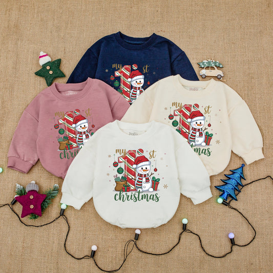 Newborn Christmas Bodysuit, Baby Romper, Perfect Holiday Gift