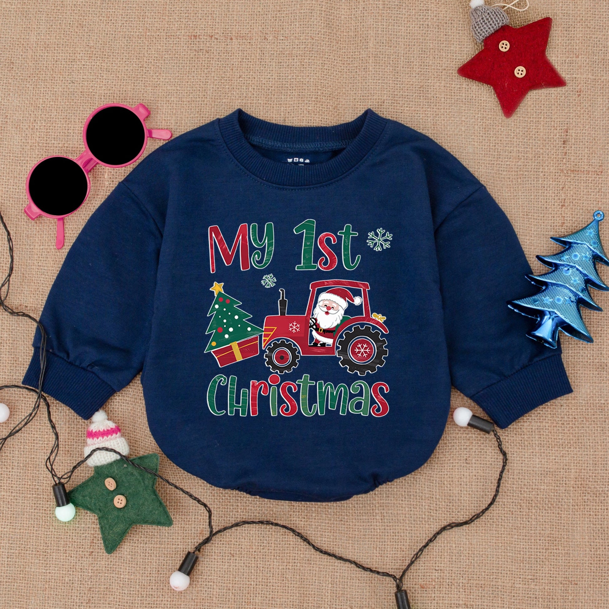 Newborn Christmas Bodysuit: Baby's First Holiday Romper Gift