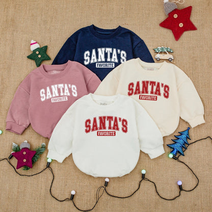 Baby's First Christmas Romper: Santa Bubble Outfit & Gift Idea
