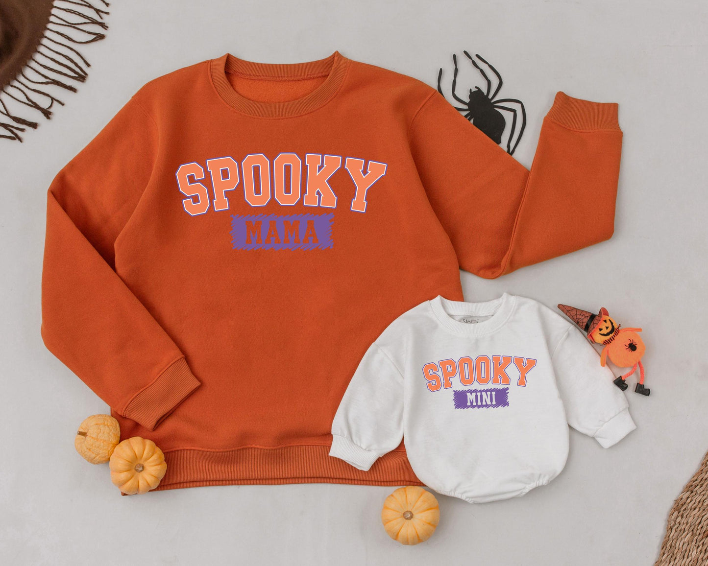 Matching Mama Mini Retro Halloween Outfits: Spooky Family Style