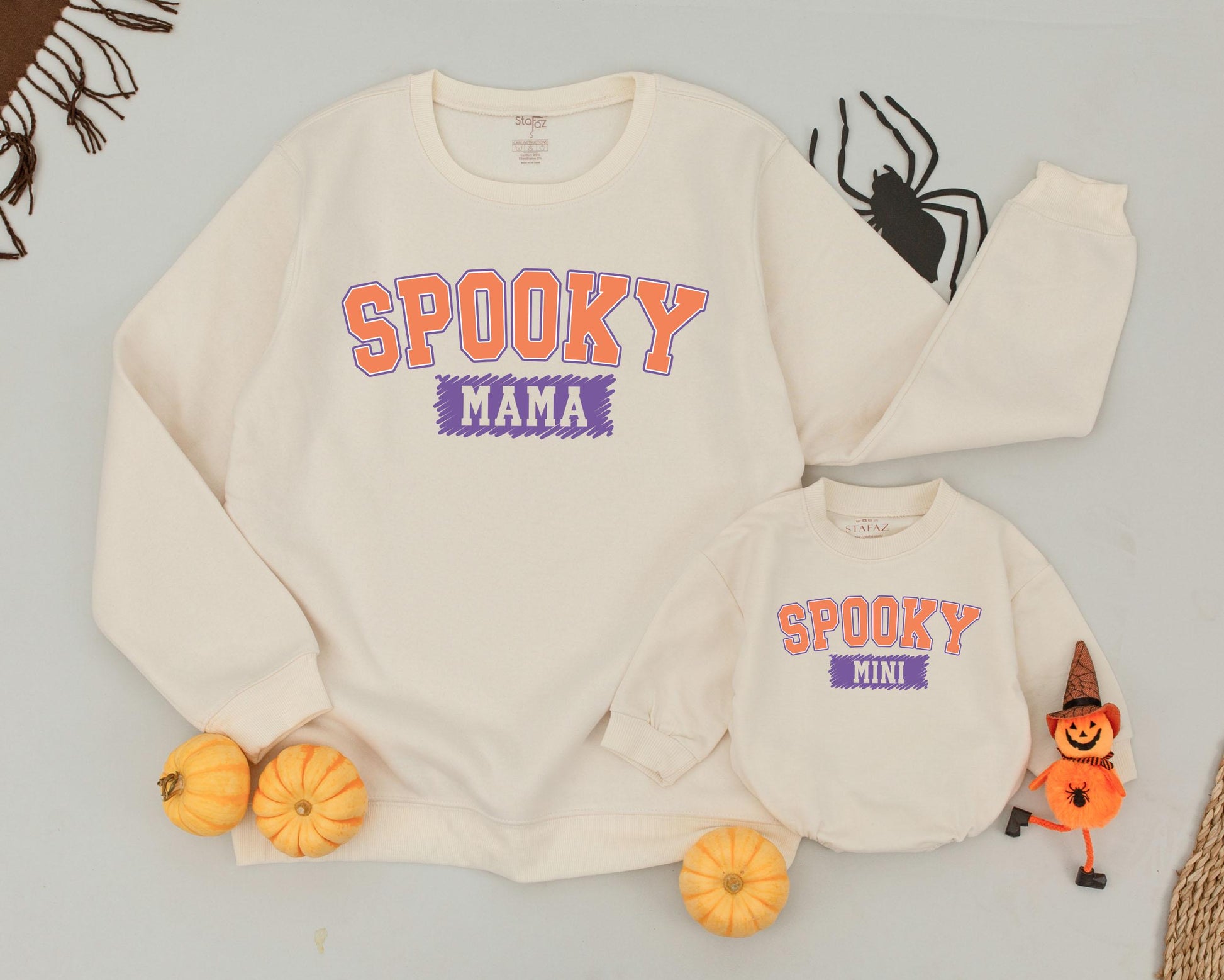 Matching Mama Mini Retro Halloween Outfits: Spooky Family Style