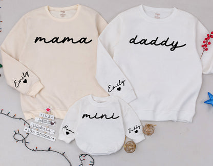 Mommy and Me Christmas Outfits: Matching Family Sweatshirts