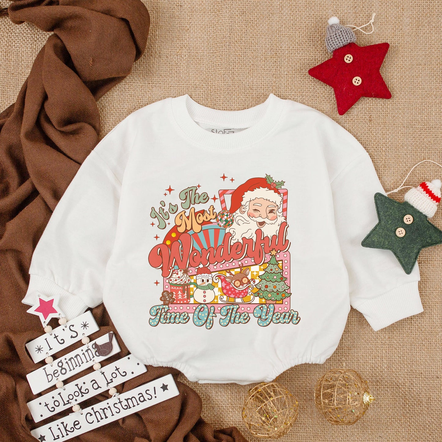 Festive Baby Romper - First Christmas Outfit for Newborns and Toddlers