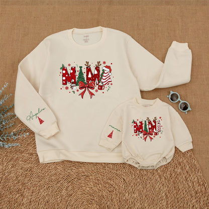 Matching Christmas Sweaters: Mama & Me, Baby's First Holiday Outfit