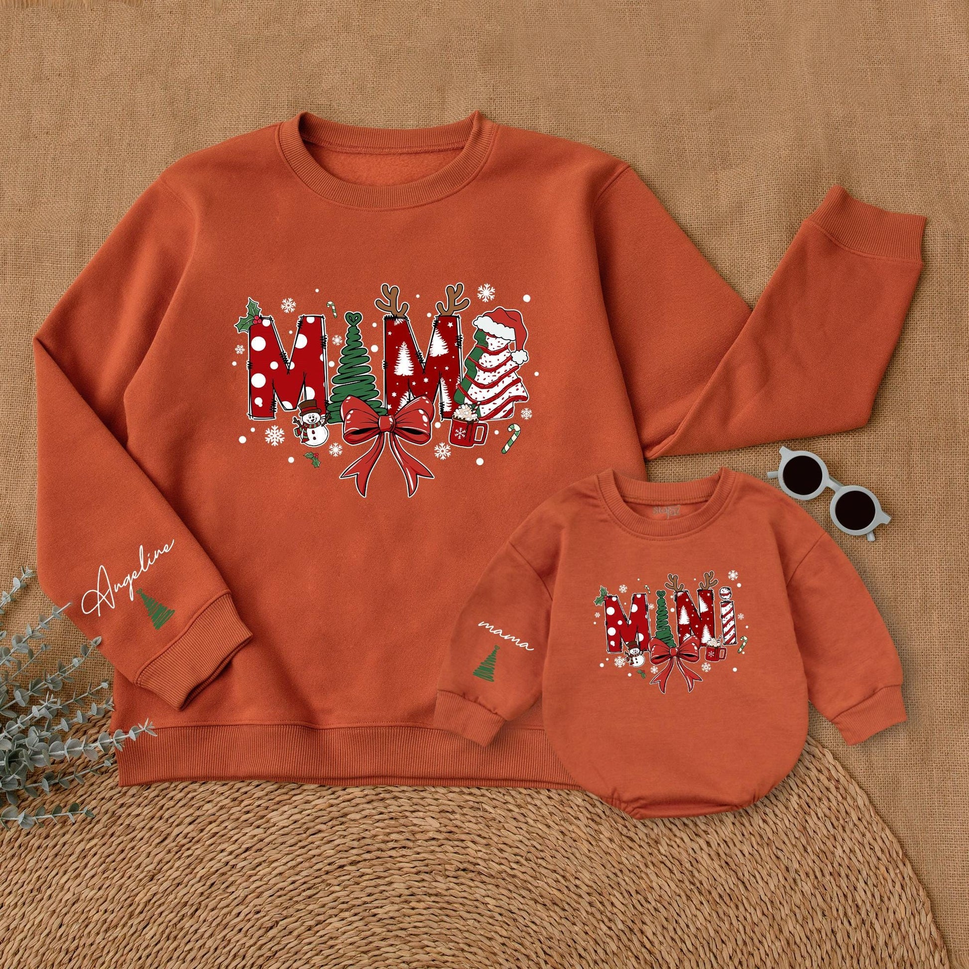 Matching Christmas Sweaters: Mama & Me, Baby's First Holiday Outfit