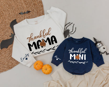 Matching Family Thanksgiving Sweatshirts: Personalized Fall Gifts