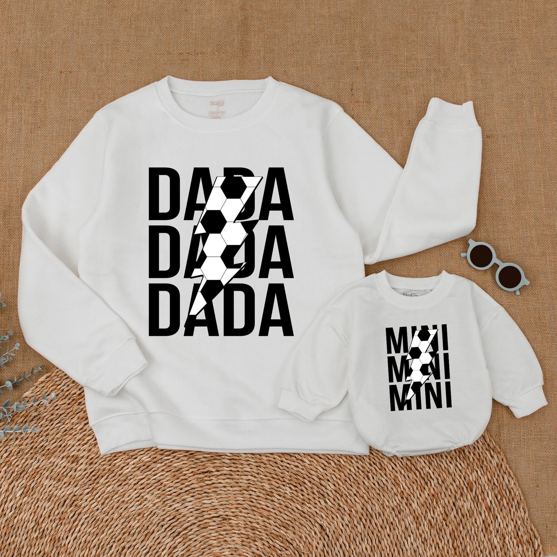 Custom Family Soccer Sweatshirts: Mommy, Daddy & Kids Matching Outfits