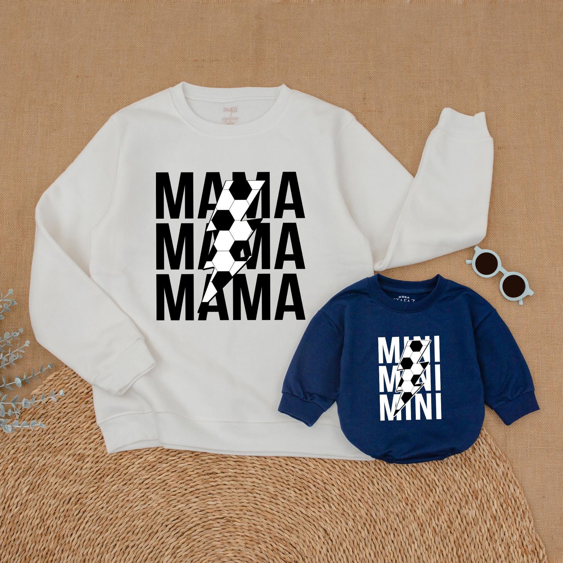 Custom Family Soccer Sweatshirts: Mommy, Daddy & Kids Matching Outfits