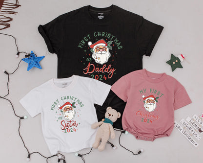 Retro Christmas Family Tees: Personalized Matching Holiday Outfits