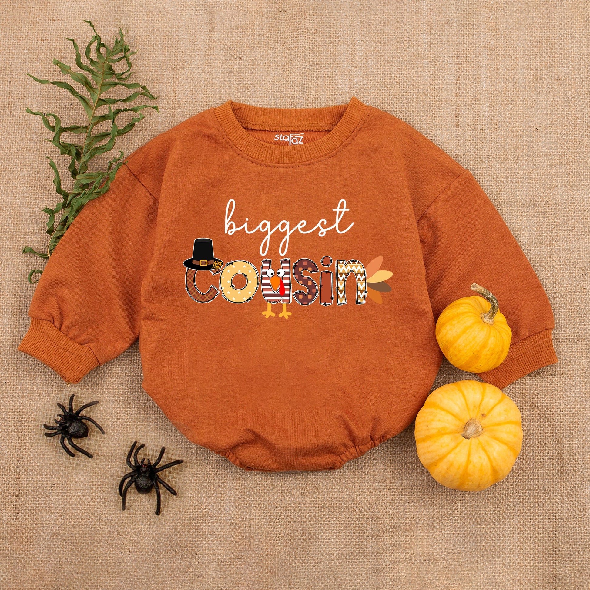Thanksgiving Baby Romper Set - First Holiday Outfit & Fall Gift