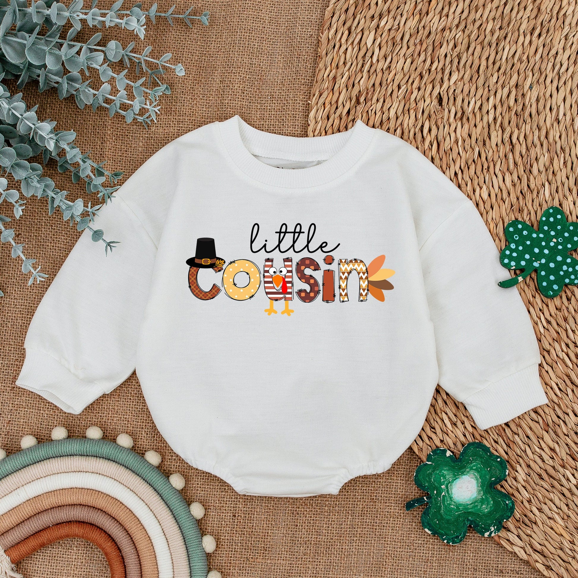 Thanksgiving Baby Romper Set - First Holiday Outfit & Fall Gift