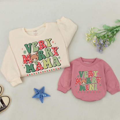 Matching Family Christmas Sweaters - Mommy and Me Outfits