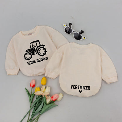 Country Baby Bodysuit: Funny Farm Tractor Gift & Pregnancy Reveal